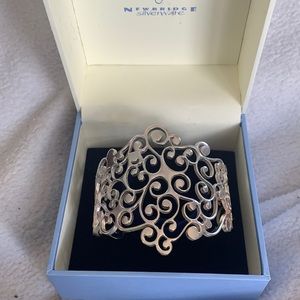 Silver cuff bracelet